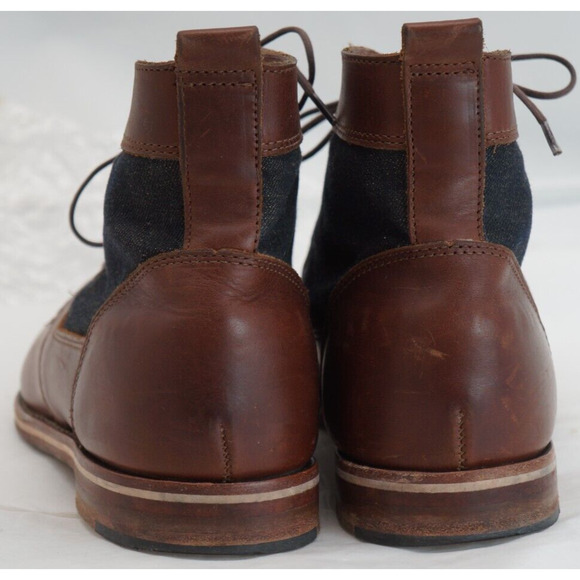 $499.00 HELM Boots Men's Lace-up Leather Brown MADE IN USA - Size 10 - Picture 7 of 11